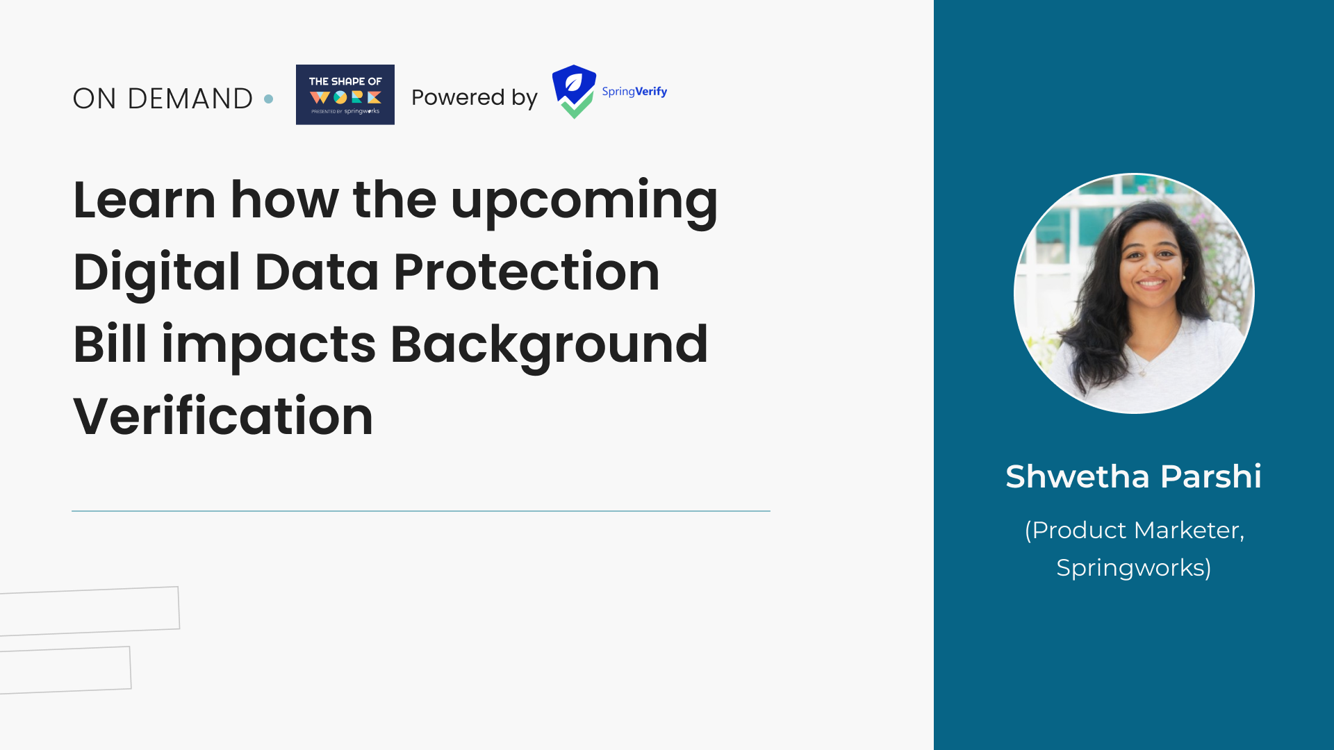 Learn how the Digital Data Protection Bill impacts Background Verification